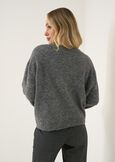 Cardigan Condor scollo tondo GRIGIO MEDIUM GREYMARRONE Donna immagine n. 3