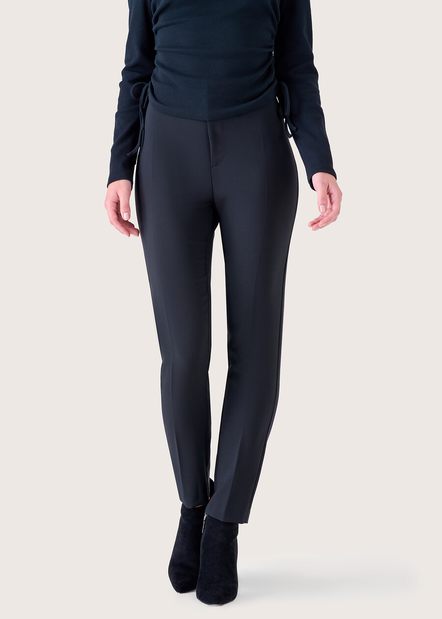 Scarlett technical fabric trousers NERO BLACK Woman , image number 2