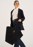 Shopping Beverly in ecocamoscio NERO BLACKVIOLA VINACCIA Donna immagine n. 1