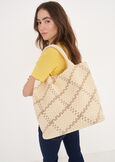 Borsa Blonde in tessuto intrecciato BEIGEBLUE OLTREMARE  Donna immagine n. 1