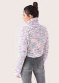 Memphis chenille jumper BIANCO WHITE Woman image number 4