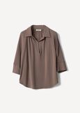 T-shirt Silvia Con Colletto VERDEMARRONE TERRA Donna immagine n. 4