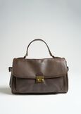 Borsa Blank a cartella in vera pelle MARRONE Donna immagine n. 3