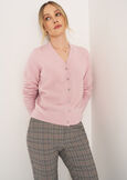 Cardigan Cash in pura lana CELESTE FIORDALISOROSA Donna immagine n. 2