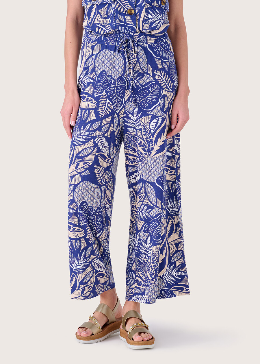 Pantaloni Piera in jersey BLU Donna , immagine n. 2