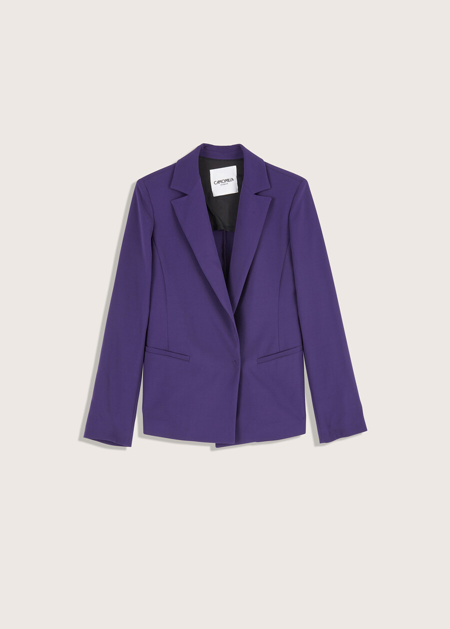 Vittoria technical fabric blazer VIOLA ORCHIDEA Woman , image number 6