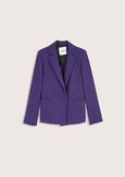 Vittoria technical fabric blazer VIOLA ORCHIDEA Woman image number 6