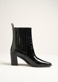 Stivaletto Sirena stile cowboy stampa cocco NERO Donna immagine n. 4