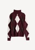 Minny Argyle pattern knit WNLAT Woman image number 6