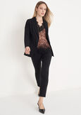 Gianna single-breasted blazer BLUBIANCO WHITEMARRONENERO BLACK Woman image number 4