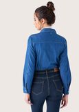 Carly 100% cotton denim shirt DENIM Woman image number 4