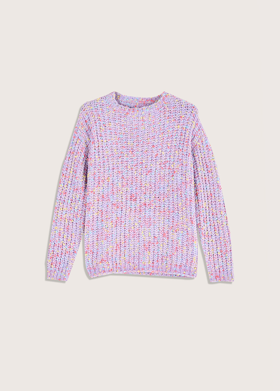 Malabo chenille jumper ROSA PETALO Woman , image number 5