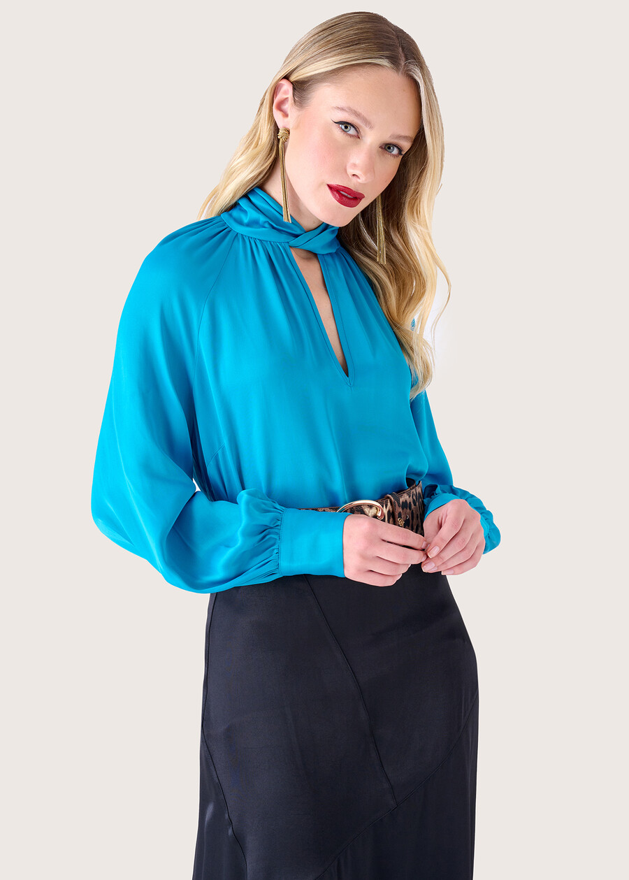 Blusa Chiara 100% viscosa BLUE COLONIAL Donna , immagine n. 2