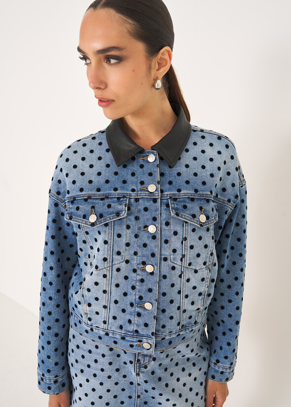Geremy oversized denim jacket DENIM MEDIUM DENIM Woman null