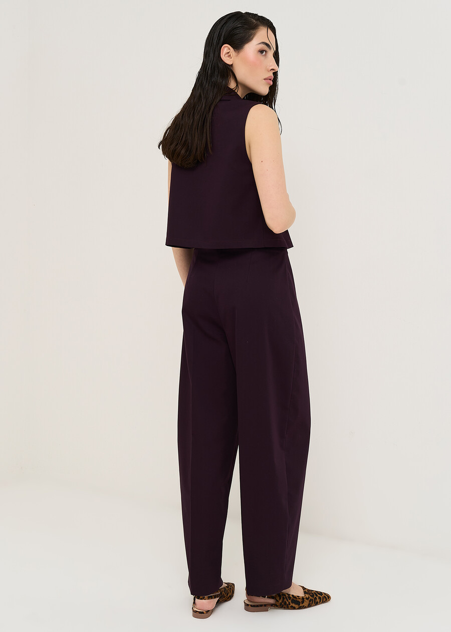 Pantaloni Payper baggy cotone VIOLA Donna , immagine n. 5