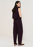 Pantaloni Payper baggy cotone VIOLA Donna immagine n. 5