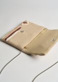 Blaika canvas pochette beads BEIGE LIGHT BEIGE Woman image number 4