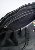 Bossy pebbled leather hobo bag NERO Woman image number 4