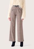 Pollon check pattern trousers MARRONE TIERRA Woman image number 2
