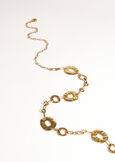 Corin hammered medallion belt GOLD Woman image number 2
