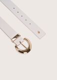 Clara belt with round buckle BIANCOMARR CACAO Woman image number 3