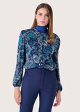 Schio shirt with western cut BLU LAGUNA Woman image number 1