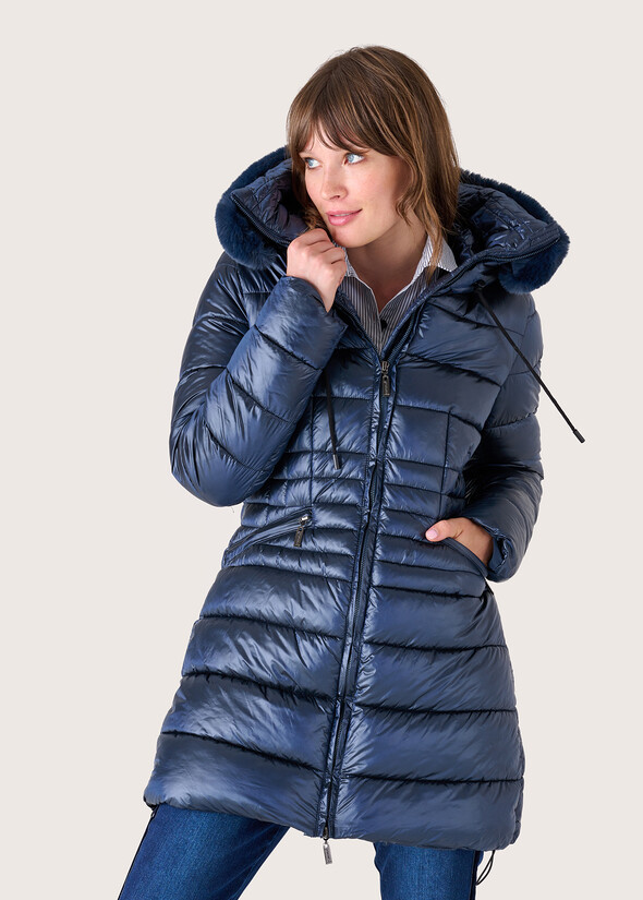 Peter long down jacket BLU INCHIOSTRO Woman null