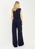 Paky linen blend trousers MARRONEMABKSBLU Woman image number 5