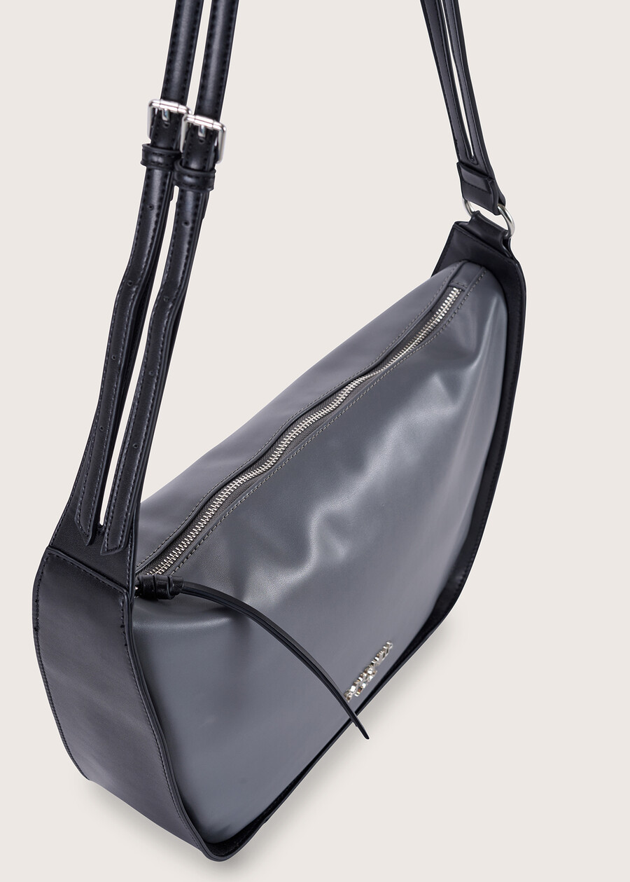 Tracolla Betta in ecopelle BLU GRAFITEBEIGE CAMMELLO Donna , immagine n. 3