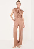 Pantaloni Pablo In Satin GRIGIO TORTORANERO BLACK Donna immagine n. 1