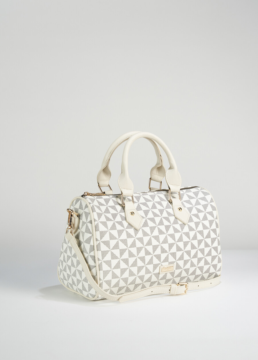 Borsa bauletto Bowlbag in ecopelle BIANCO BURRO Donna , immagine n. 1