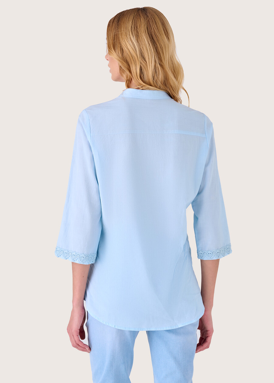 Coly 100% cotton shirt BIANCO Woman , image number 3