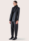 Giacca Gep in ecopelle NERO BLACK Donna immagine n. 5