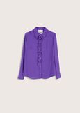Camicia Cristina in tessuto crepe VIOLA ORCHIDEA Donna immagine n. 4