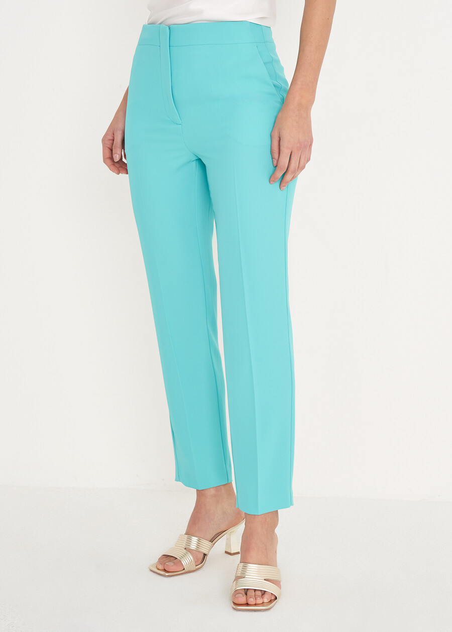 Pantalone Alice in cady BLUE TURCHESE Donna , immagine n. 3
