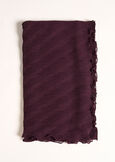 Sunny solid-color scarf NERO BLACKBLU MIDNIGHTBEIGEVIOLA VINACCIA Woman image number 2