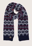 Sciarpa Snow stile norvegese BLU LAGUNA Donna immagine n. 1