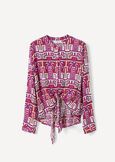 Camicia Corsica Fantasia Geometrica VERDEROSSO Donna immagine n. 5