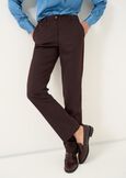 Pantaloni Alice a sigaretta a righe MARRONE MOKA Donna immagine n. 3