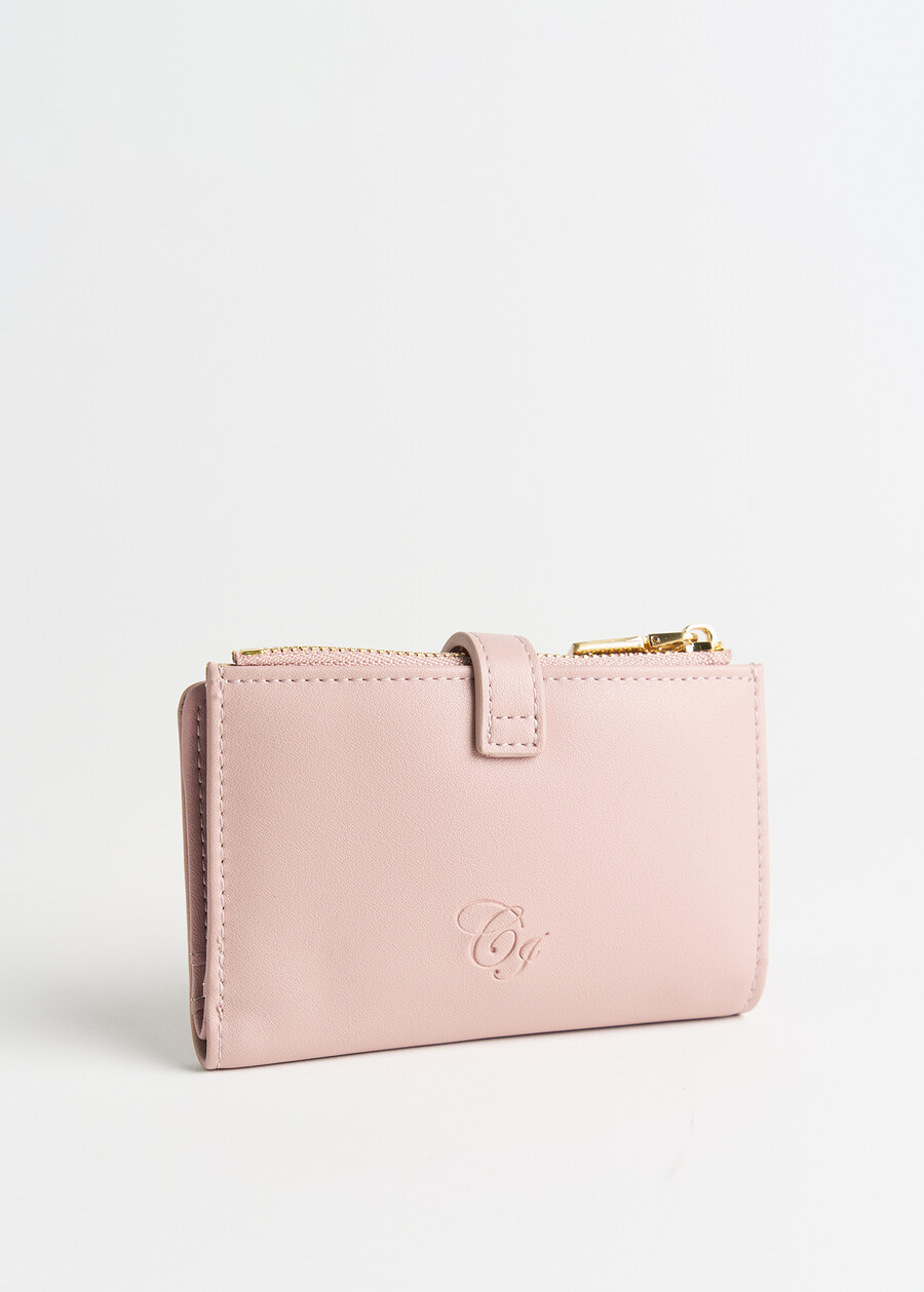 Portafoglio Portos ecopelle liscia ROSA Donna , immagine n. 2