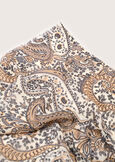 Sciarpa Selenata 100% lana BEIGE LATTE Donna immagine n. 2