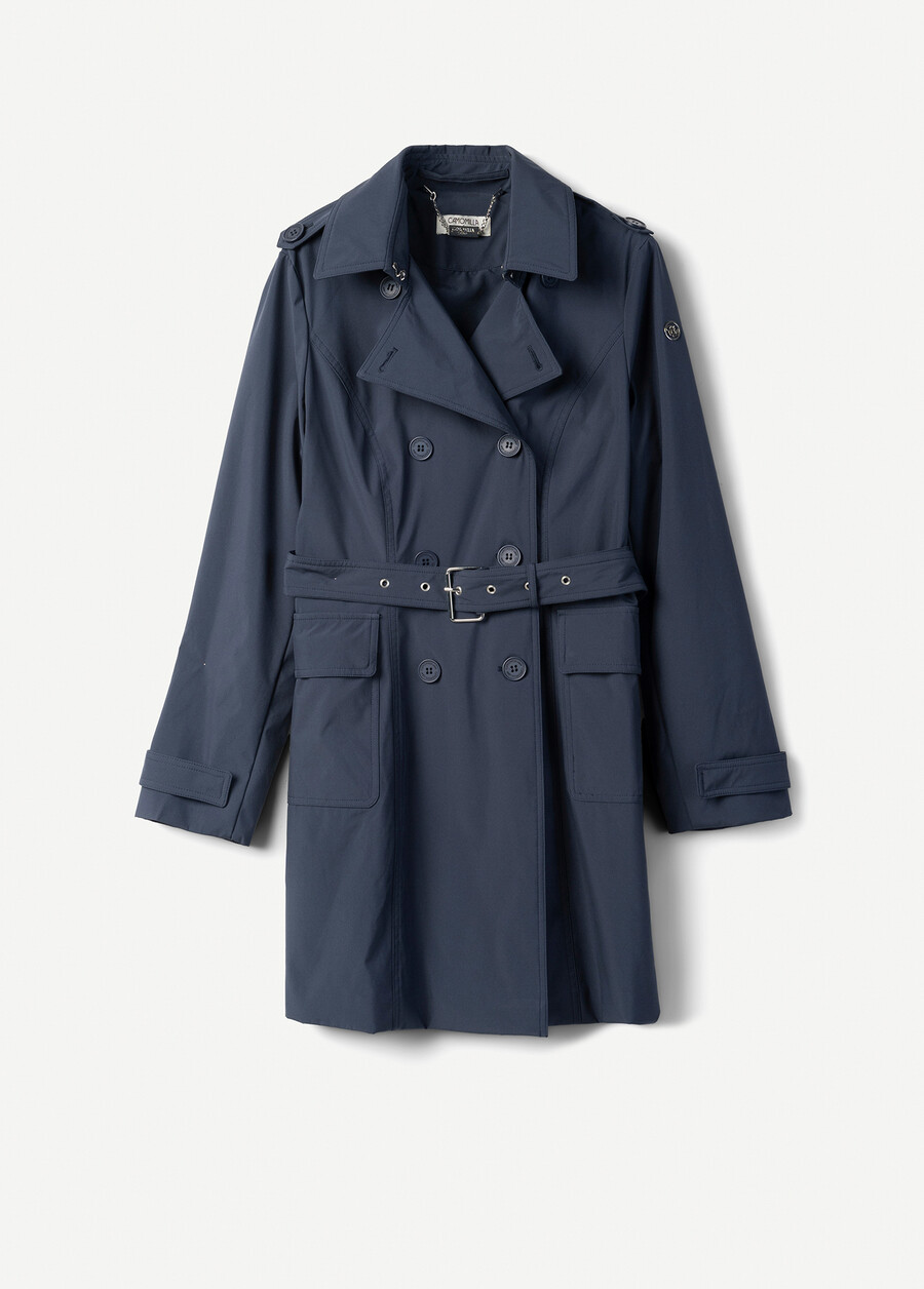 Trench Taira in nylon BLU AVIONBEIGE Donna , immagine n. 5