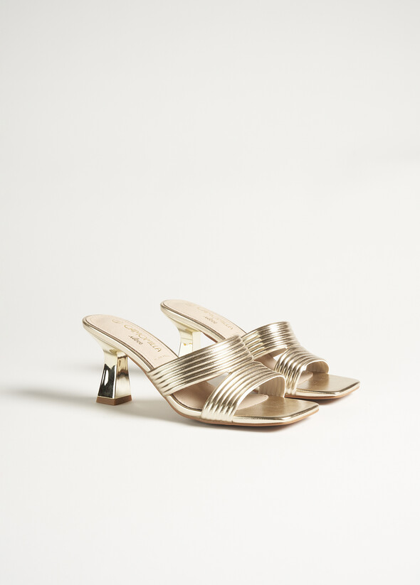 Sandalo dorato Stafelia GOLD Donna null
