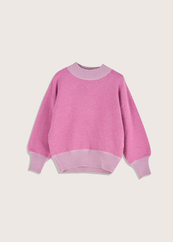 Maglia bicolor Marci VIOLA BEGONIA Donna null