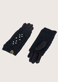 Gavin knitted double gloves NERO Woman image number 1