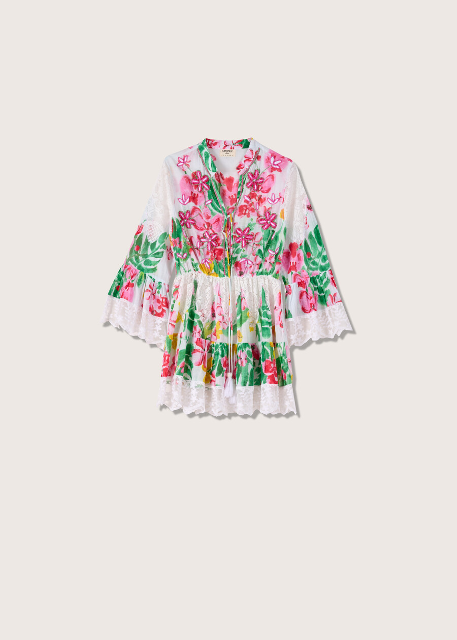 100% cotton blouse BIANCO Woman , image number 4