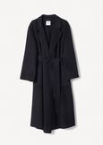 Connie pure wool wrap coat NERO BLACKBEIGE CAMMELLO Woman image number 5