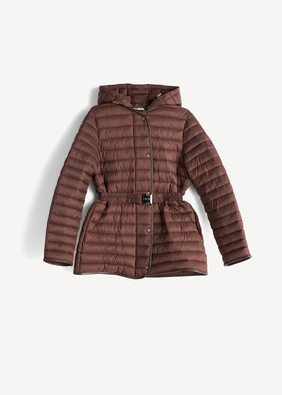 Piumino leggero Park con cintura MARRONEGRIGIO Donna , immagine n. 8