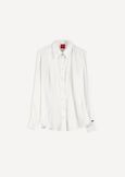 Alessia satin shirt NERO BLACKBEIGE LATTEBLU Woman image number 6