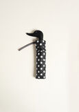 Ombrello Pois con Manico Papera NERO BLACK Donna immagine n. 1